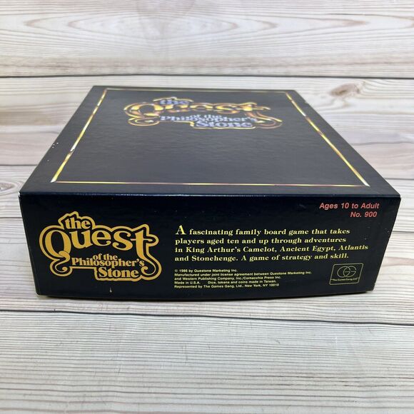 Quest of Philosophers Stone 1986 Fantasy Board Games Gang 1st Edition - NO COINS - Picture 11 of 15